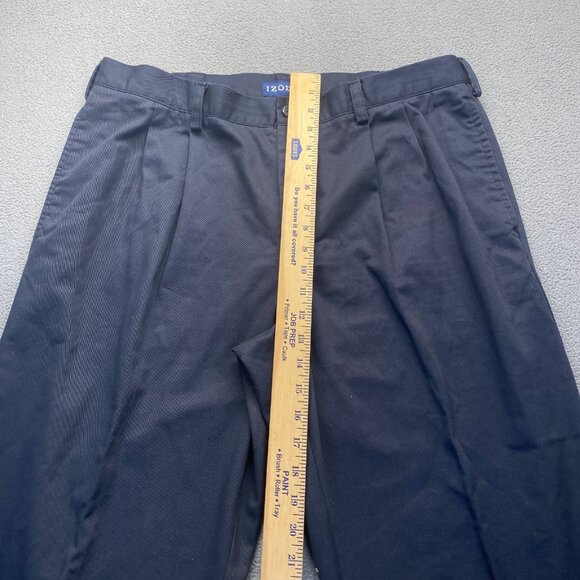 Izod , Bundle Of Two Dress Pants Mens Size 36X30,Pleated,Classic Fit,Cotton - Picture 5 of 12